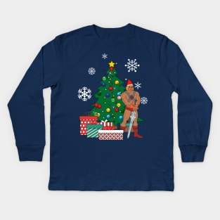 He Man Around The Christmas Tree Kids Long Sleeve T-Shirt